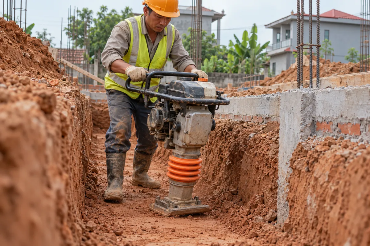 Cho thuê máy đầm cóc