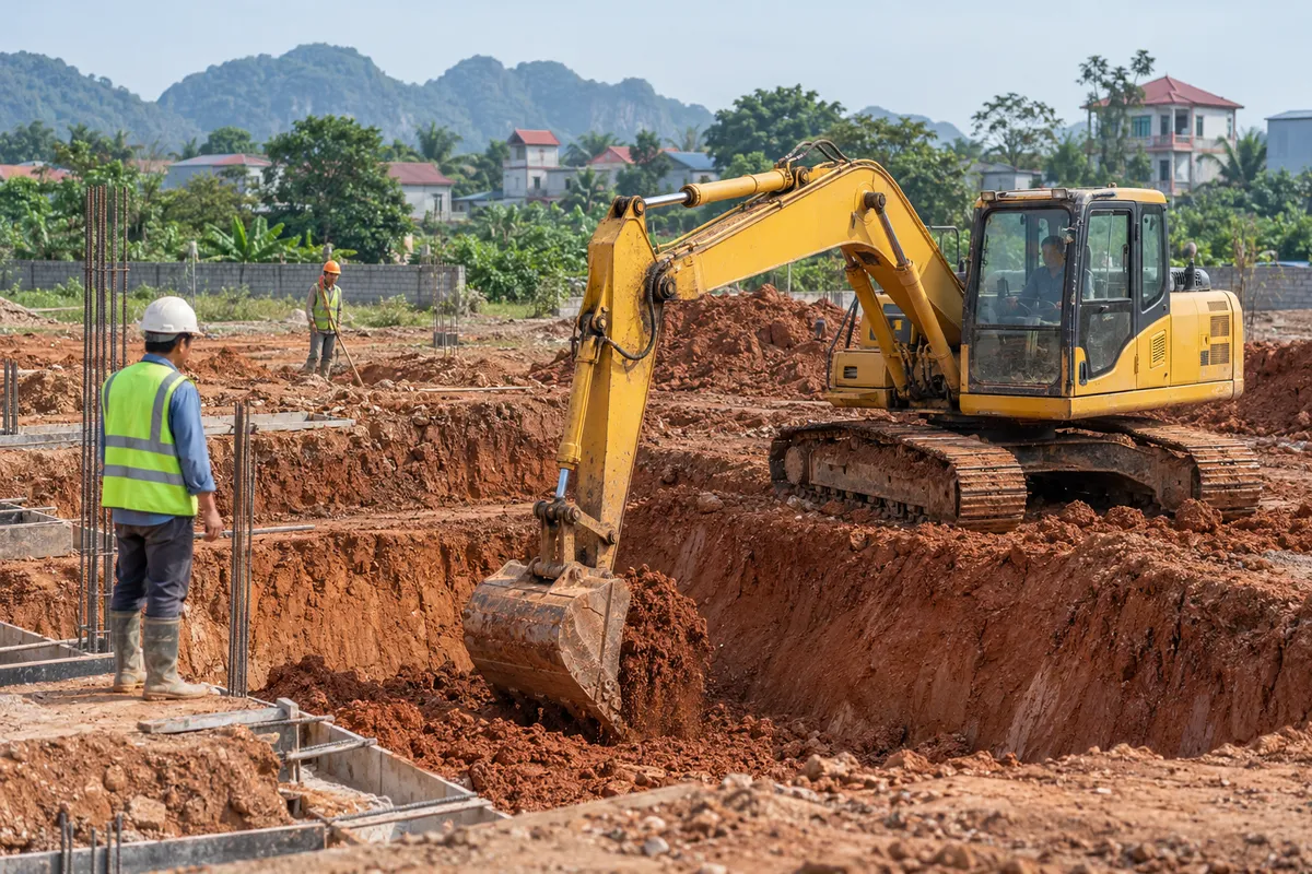 Cho thuê máy đào